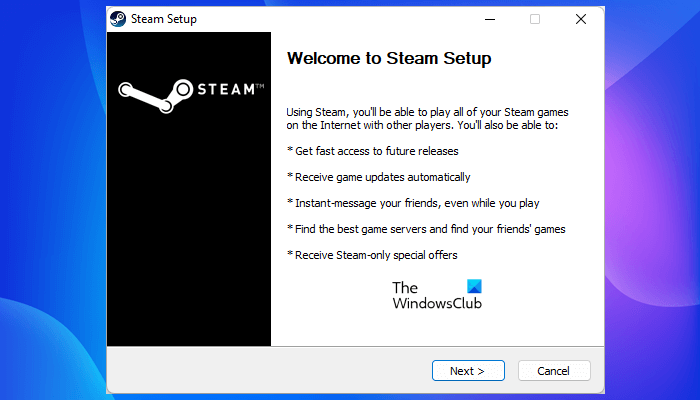 Installa Steam su Windows