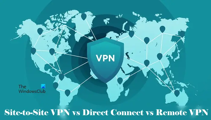 サイト間 VPN vs ダイレクト コネクト vs リモート VPN