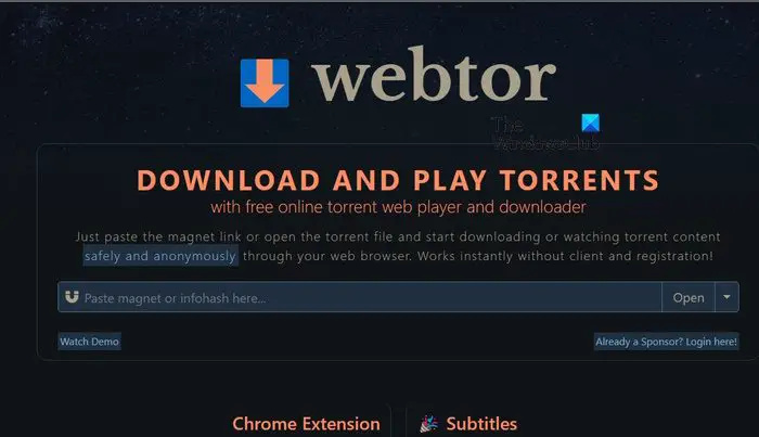   WebTor