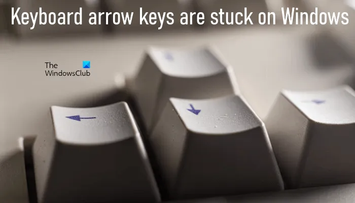 Клавишите със стрелки на клавиатурата са блокирани в Windows 11/10
