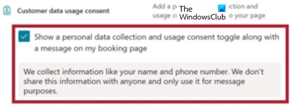 Objava strani Microsoft Bookings