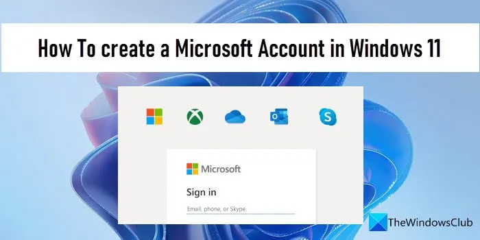Jak vytvořit účet Microsoft v systému Windows 11