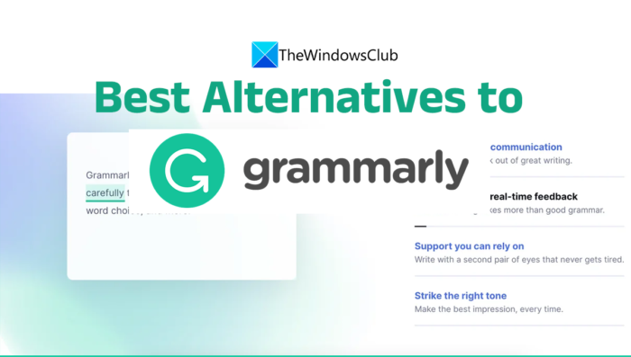 Grammarly Spell および Grammar Checker の最良の代替手段