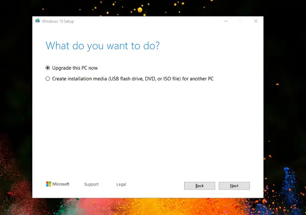   Cara melakukan peningkatan Windows 10 Di tempat