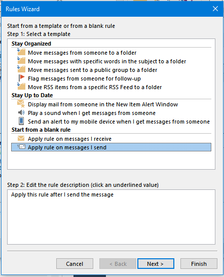 Udsæt afsendelse af beskeder i Outlook