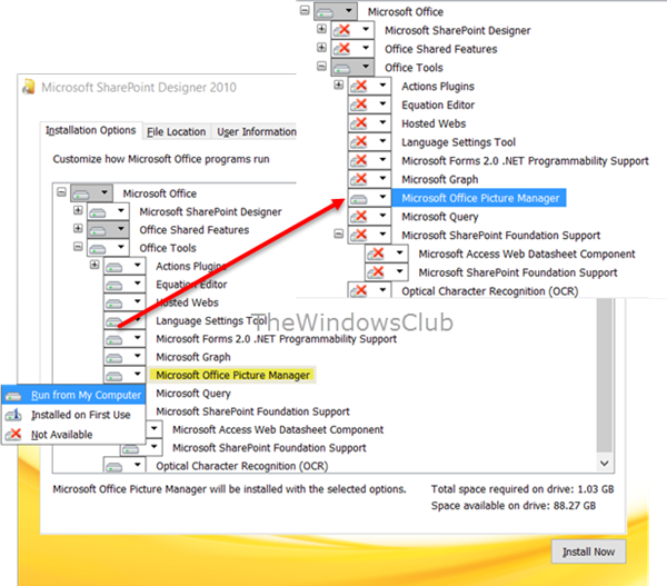 كيفية تثبيت Microsoft Office Picture Manager في نظام التشغيل Windows 10