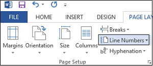 Kā pievienot rindu numurus Microsoft Word dokumentam