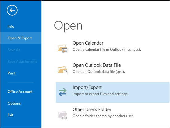 Névjegyek importálása a People alkalmazásból a Microsoft Outlookba