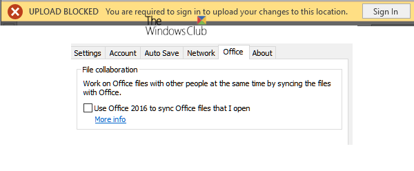 Качването е блокирано, влезте, за да запазите този файл, или запишете грешка при копиране в OneDrive
