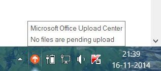 Pusat Unduhan Microsoft Office: Hapus ikon bilah tugas atau nonaktifkan sepenuhnya.