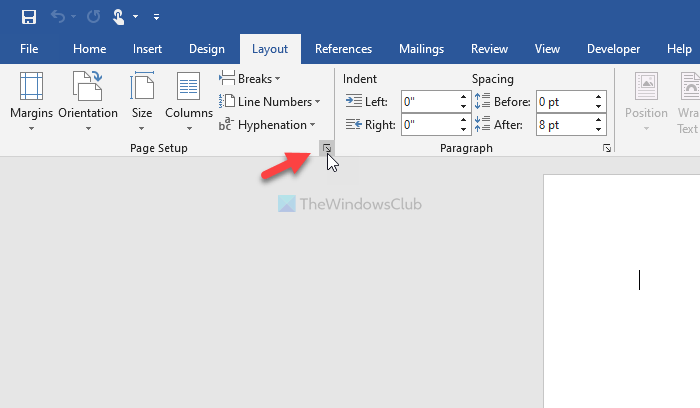 Com canviar la mida i la posició per defecte del marge de canal a Word