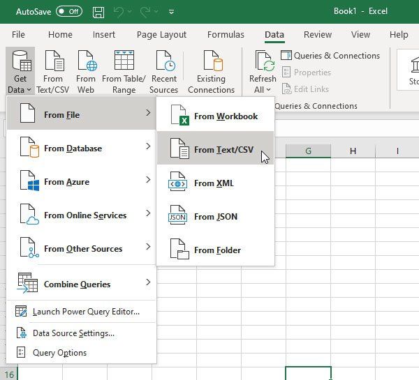 Gegevens uit een tekstbestand importeren in Microsoft Excel