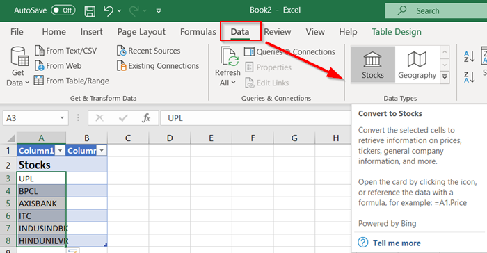 Cách tìm nạp Giá cổ phiếu theo thời gian thực trong Excel bằng Báo giá cổ phiếu