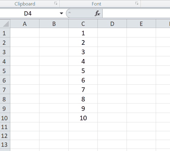 insira várias linhas em branco no Excel selecionando linhas