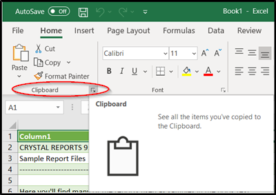 Kako počistiti odložišče v Excelu, Wordu ali PowerPointu