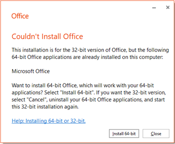 동일한 Windows 10 PC에 서로 다른 버전의 Office를 설치하는 방법