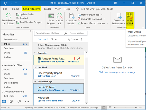 Isikupärastatud manuste lisamine Microsoft Outlooki meilisõnumite ühendamiseks