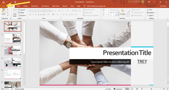 Cara mencetak presentasi PowerPoint - slide, catatan, dan selebaran
