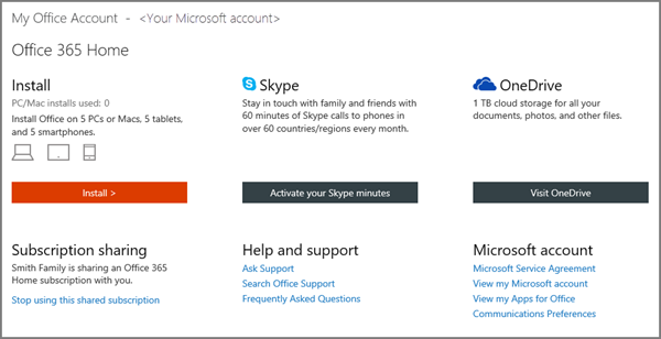 Office 365 installimine Windows 10 arvutisse