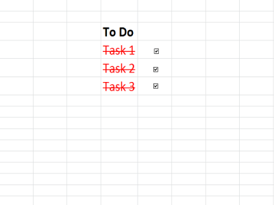 Kako stvoriti kontrolni popis u Excelu