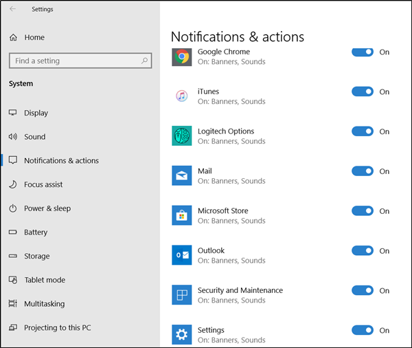 Microsoft Outlook-meldingen werken niet op Windows 10
