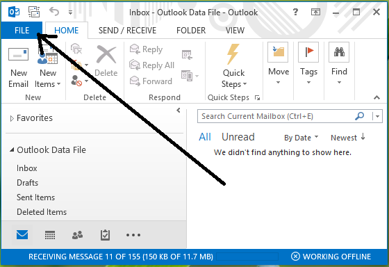 Не може да се добави подпис за имейл в Microsoft Outlook на Windows 10