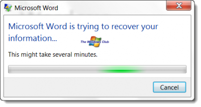 Fix: Microsoft Word har slutat fungera