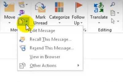 Kā rediģēt saņemto e-pastu programmā Microsoft Outlook