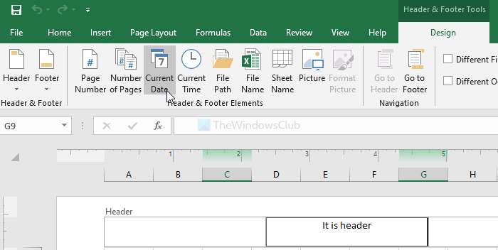Kā Excel izklājlapai pievienot galveni un kājeni