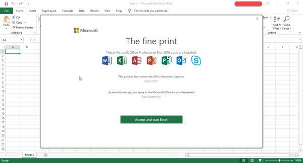 Excel krahhi või ei reageeri Windows 10-s