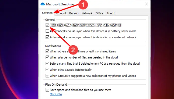   Споделената папка на OneDrive не се синхронизира или актуализира