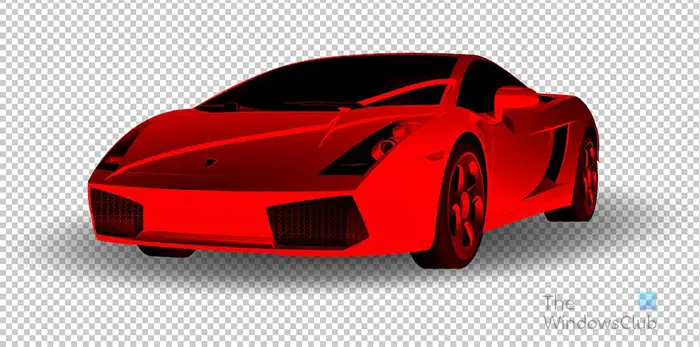   Jak stworzyć efekt 3D Retro w Photoshopie - czerwona warstwa 3D