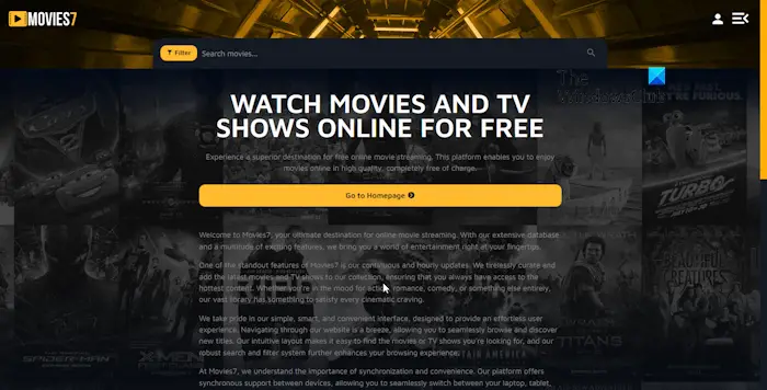 Meilleurs sites alternatifs xMovies8 pour regarder des films en ligne