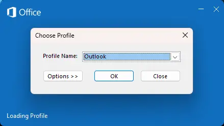   Atveriet programmu Outlook drošajā režīmā