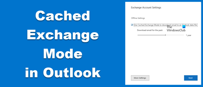 Hoe Exchange-modus met cache in Outlook in of uit te schakelen