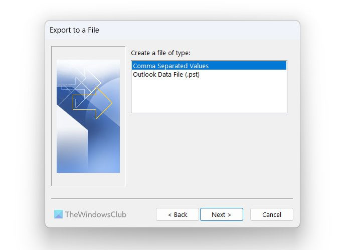 Jak exportovat kontakty z Outlooku