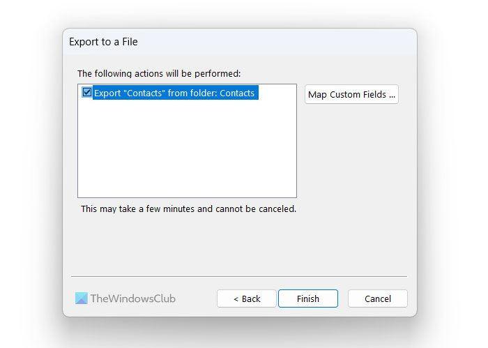 Cum să exportați contacte din Outlook
