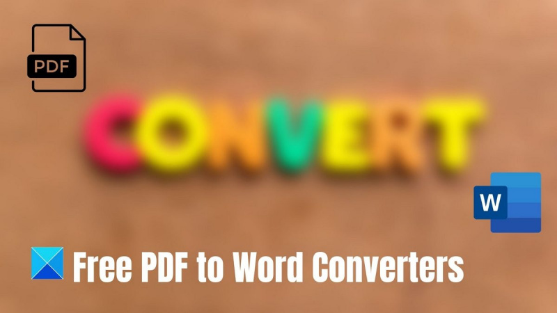   Gratis PDF till Word-konverterare