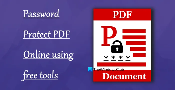 이 무료 도구를 사용하여 PDF 온라인을 암호로 보호