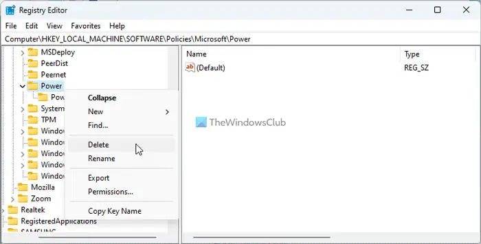   Kan't change or create a new Power Plan in Windows 11