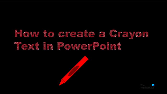 Cara Membuat Kesan Teks Krayon dalam PowerPoint