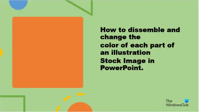 Bagaimana untuk menukar warna bahagian imej dalam PowerPoint