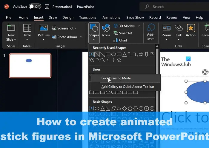 Cómo crear una figura de palo animada en PowerPoint