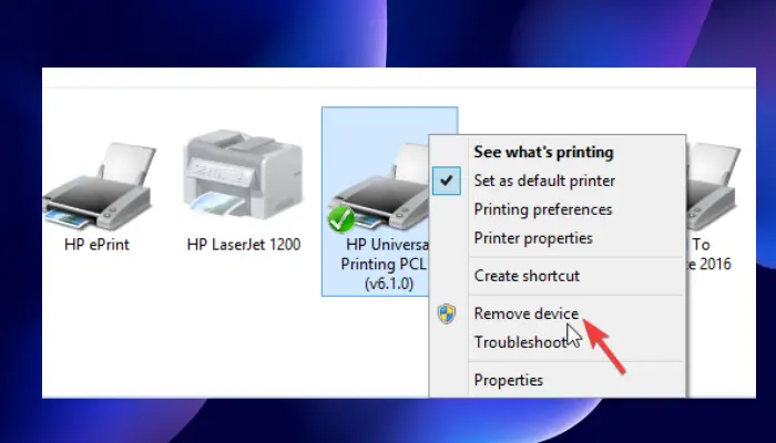   Der Drucker kann nicht über das Netzwerk kontaktiert werden