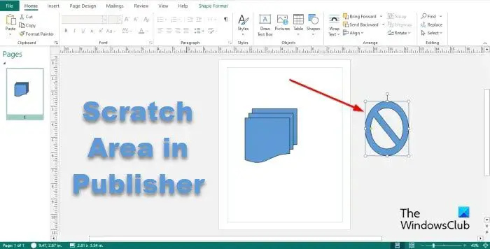 Comment activer ou désactiver Scratch Area dans Publisher