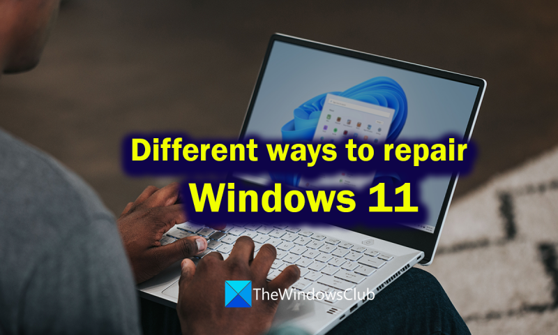 Olika sätt att återställa Windows 11
