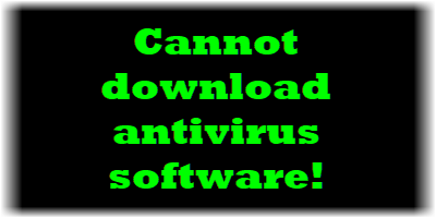 Det går inte att ladda ner eller installera antivirusprogram på Windows 10