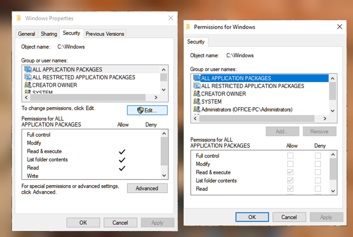 كيفية إعادة تعيين أذونات الملفات والمجلدات إلى الوضع الافتراضي في نظام التشغيل Windows 10