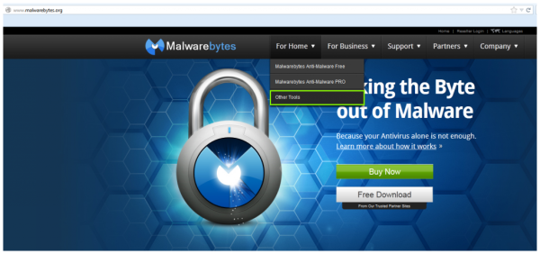 זיקית: הפעל את Malwarebytes על מערכת נגועה