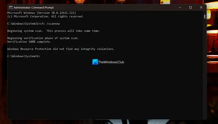   Skanowanie SFC w systemie Windows 11